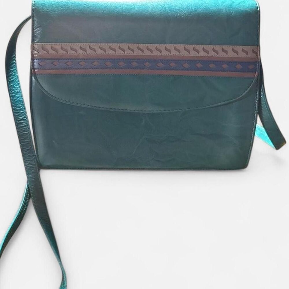 Unbranded Women's Blue and Green Purse